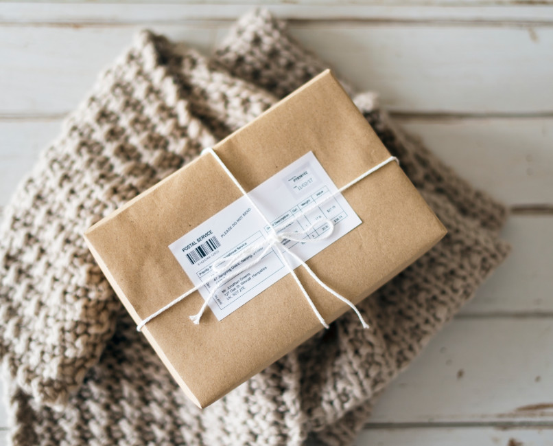 Encomenda embalada
