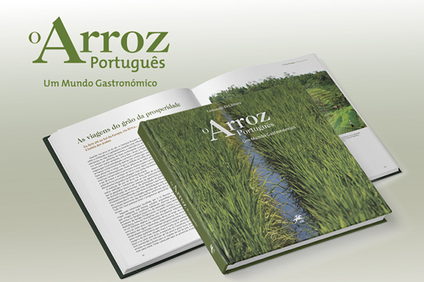 CTT Livro o Arroz Português - capa com um arrozal