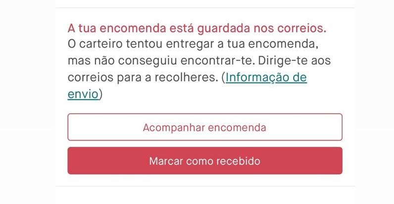 phishing guardada nos correios